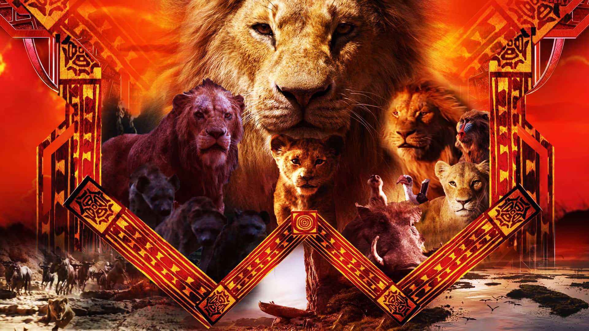 The Lion King 2019 Movie Poster Wallpapers