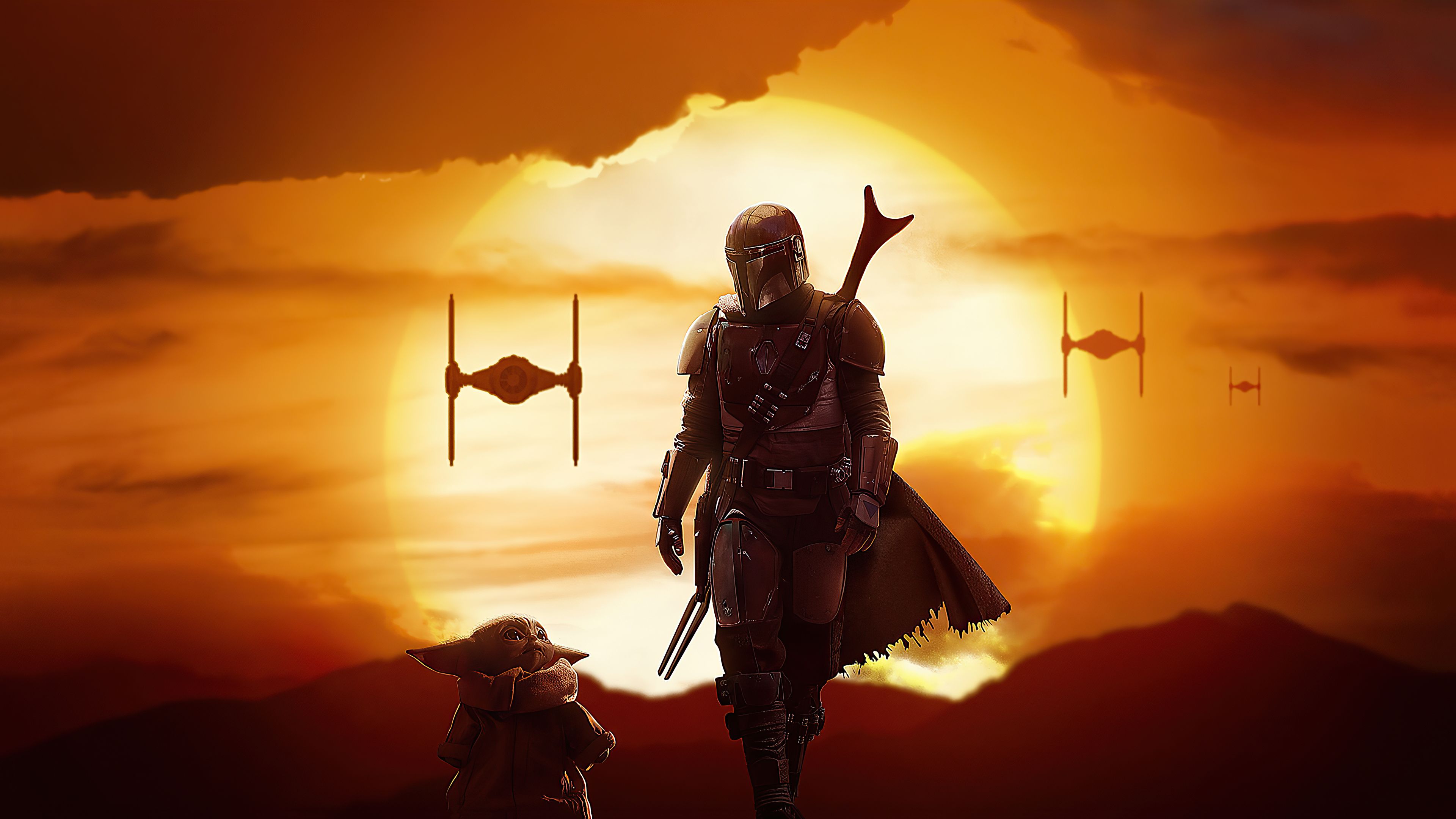 The Mandalorian 4K Art Wallpapers