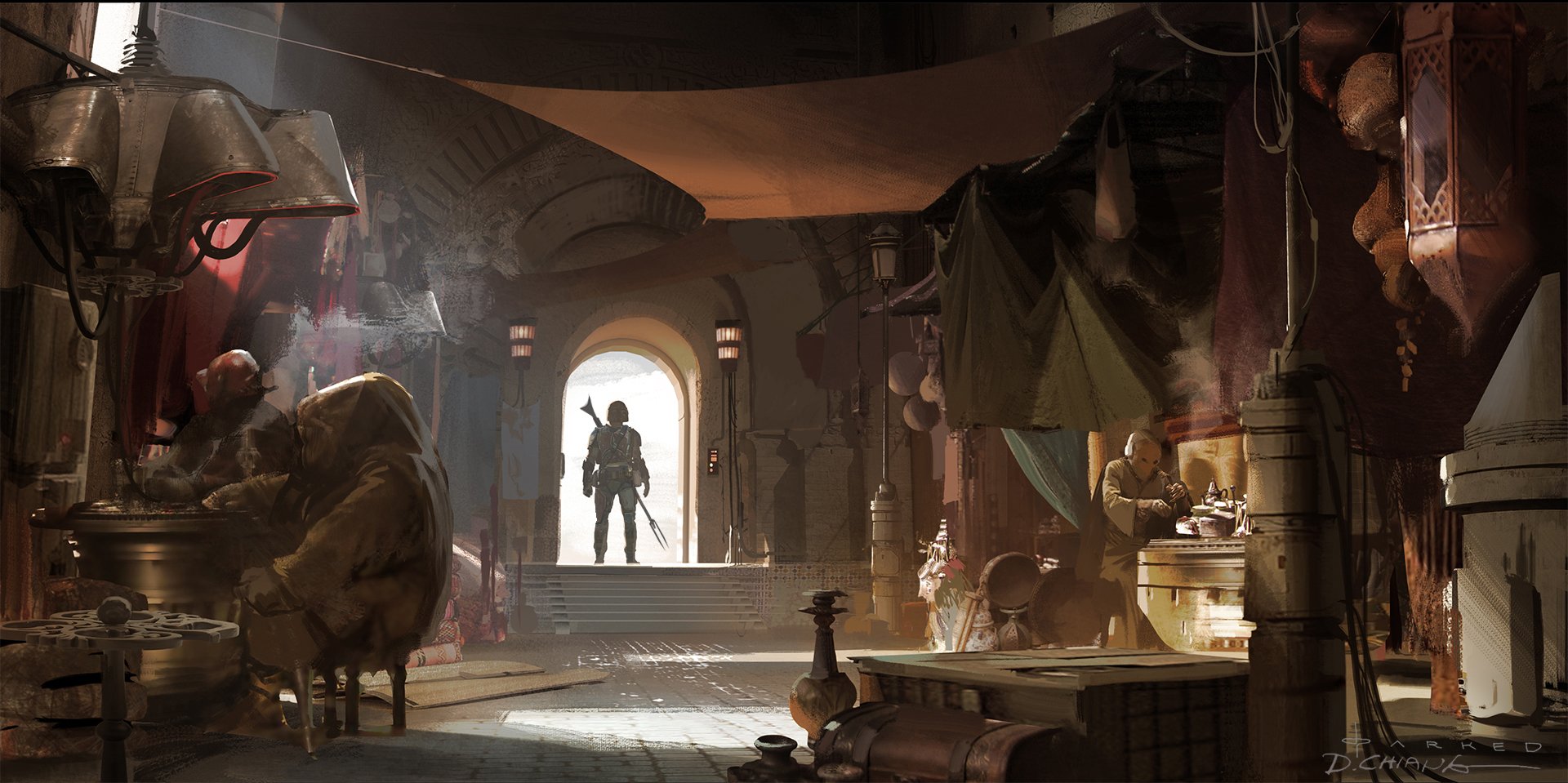 The Mandalorian And Ig11 Concept Art Wallpapers