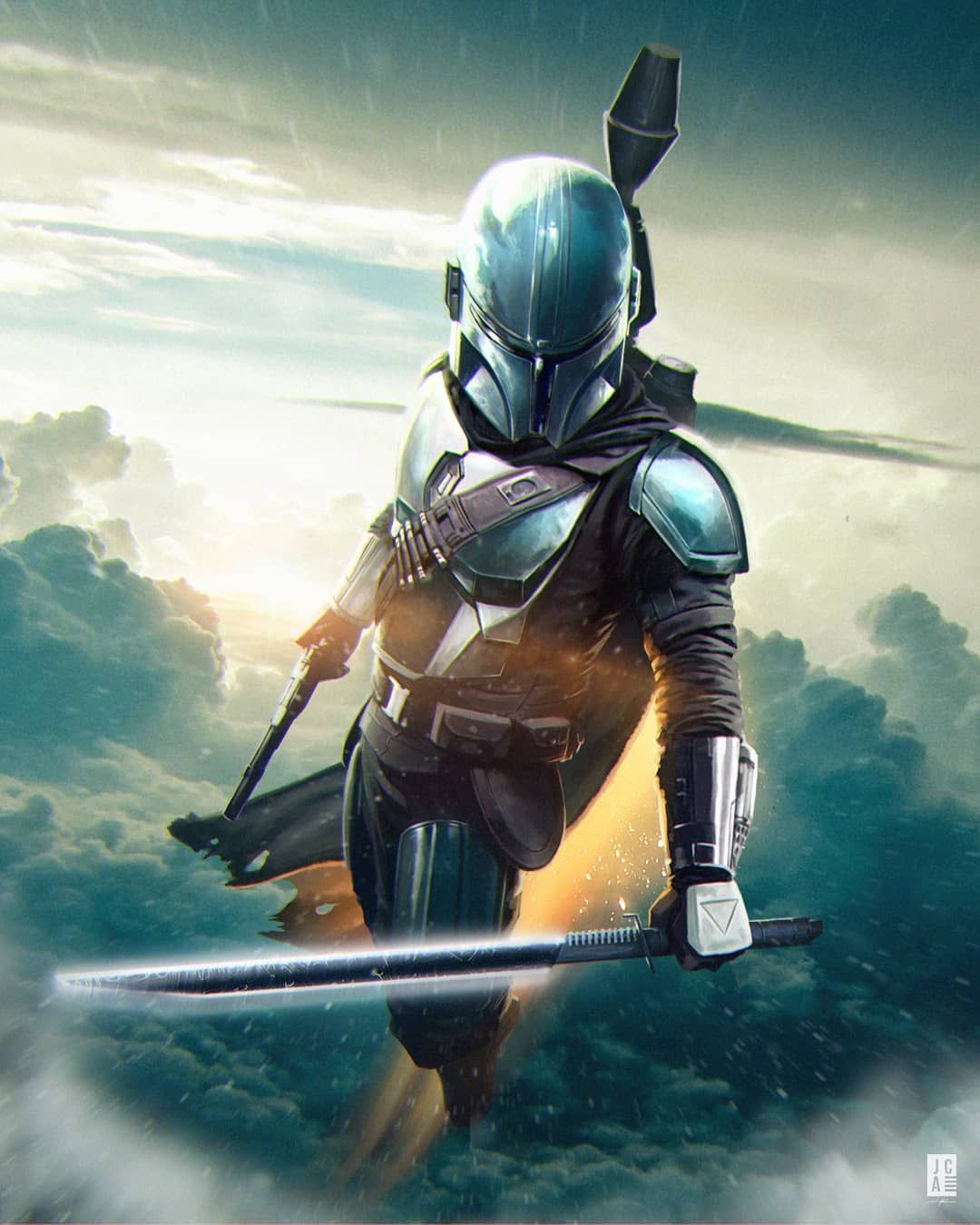 The Mandalorian Character Art Wallpapers