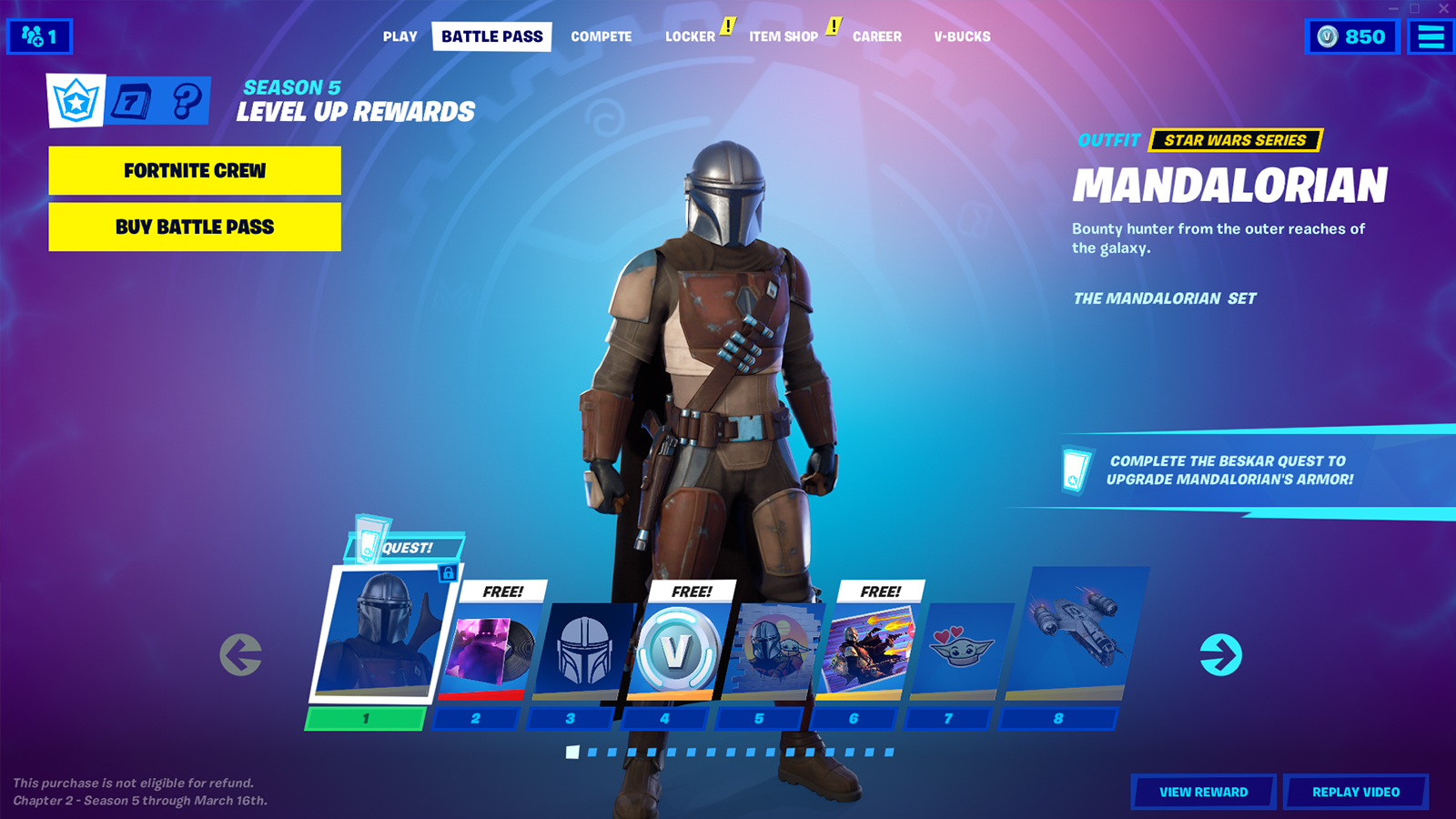 The Mandalorian Fortnite Wallpapers