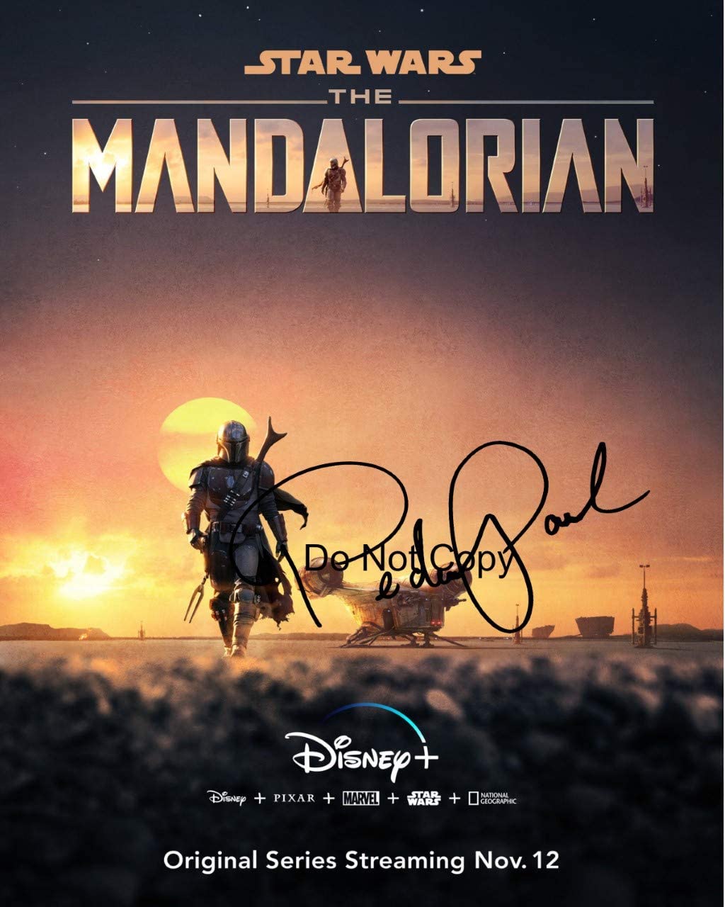 The Mandalorian Pedro Pascal Poster Wallpapers