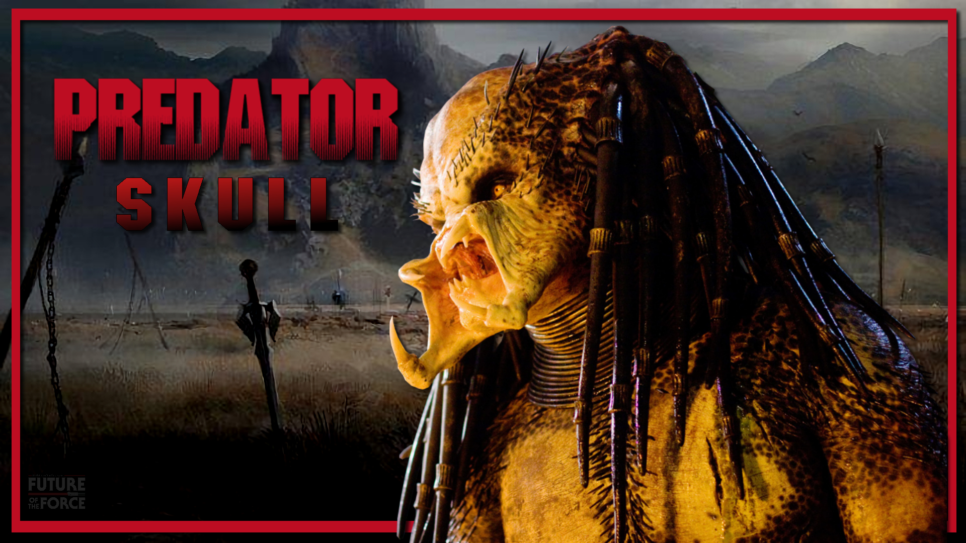 The Predator 2018 Skull Poster Wallpapers