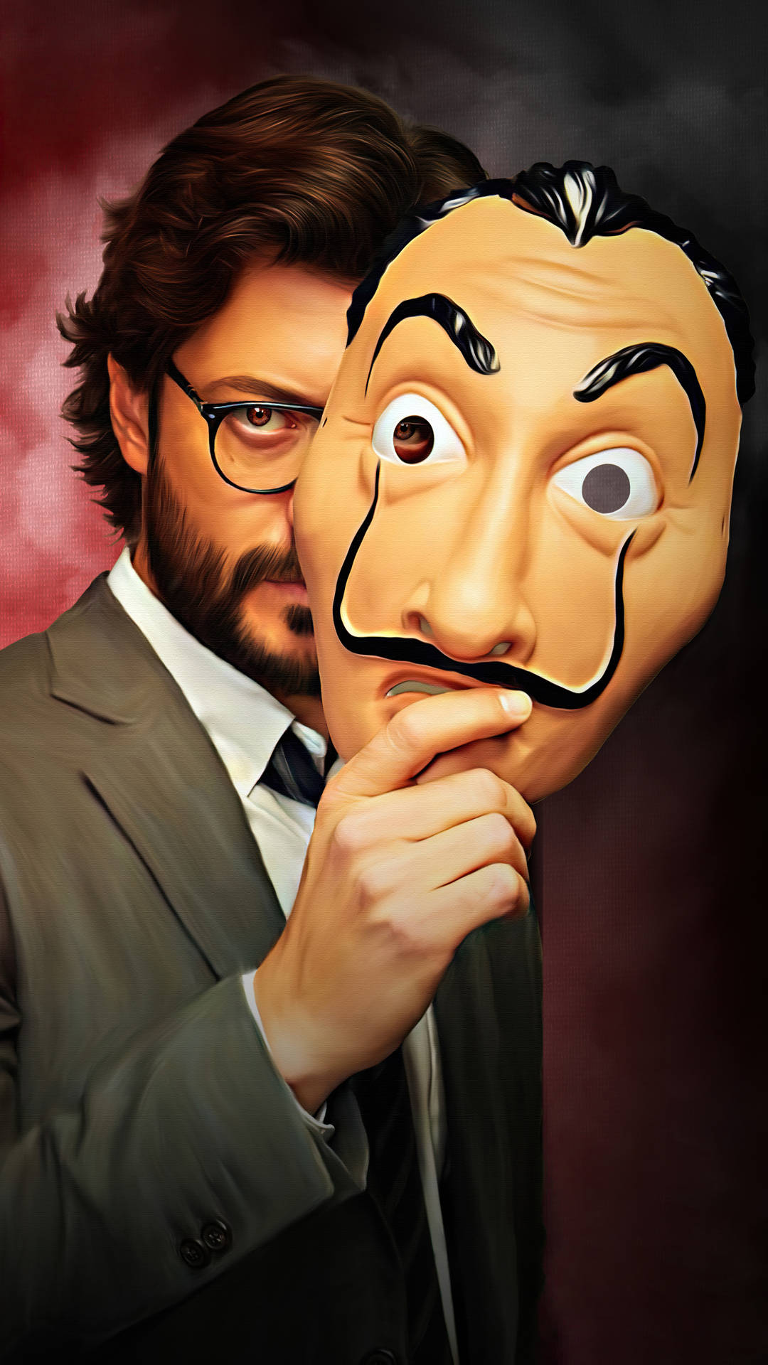 The Professor Mask Money Heist Wallpapers