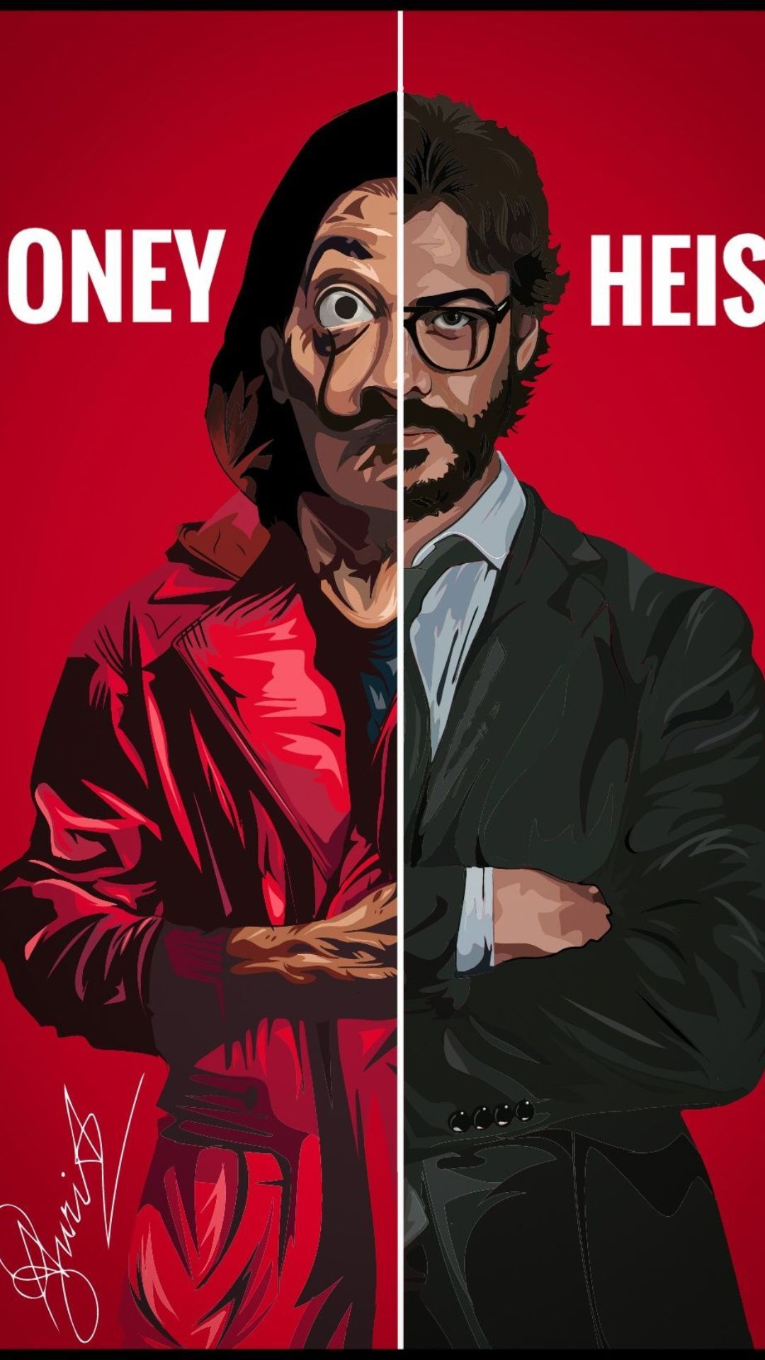 The Professor Mask Money Heist Wallpapers