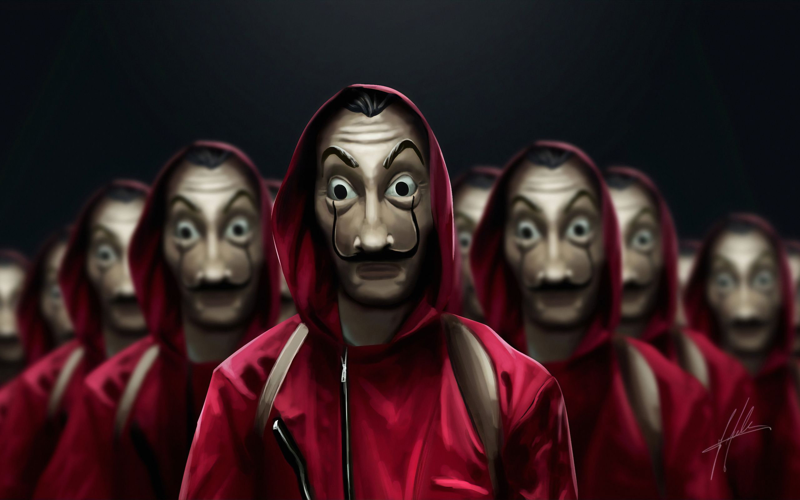 The Professor Mask Money Heist Wallpapers