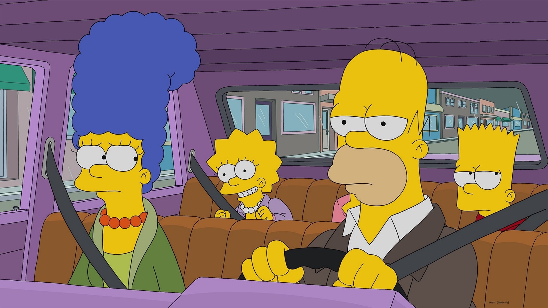 The Simpsons Family Watching Tv Wallpapers