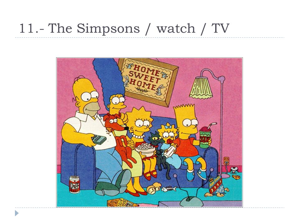 The Simpsons Family Watching Tv Wallpapers