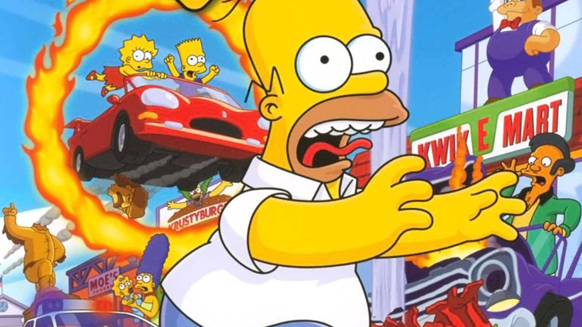 The Simpsons On Run Wallpapers