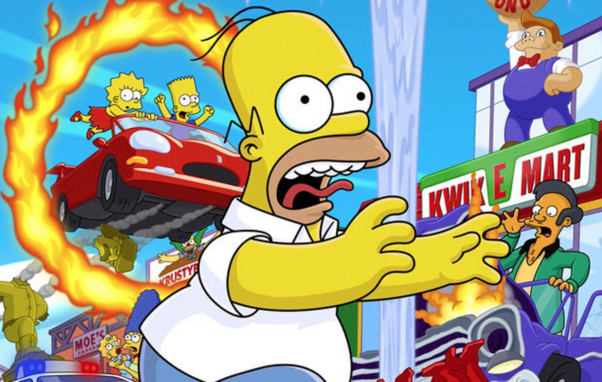 The Simpsons On Run Wallpapers