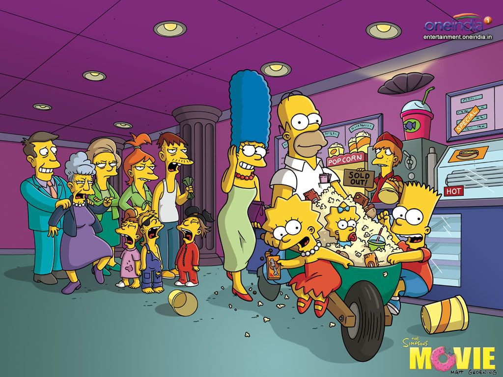 The Simpsons On Run Wallpapers