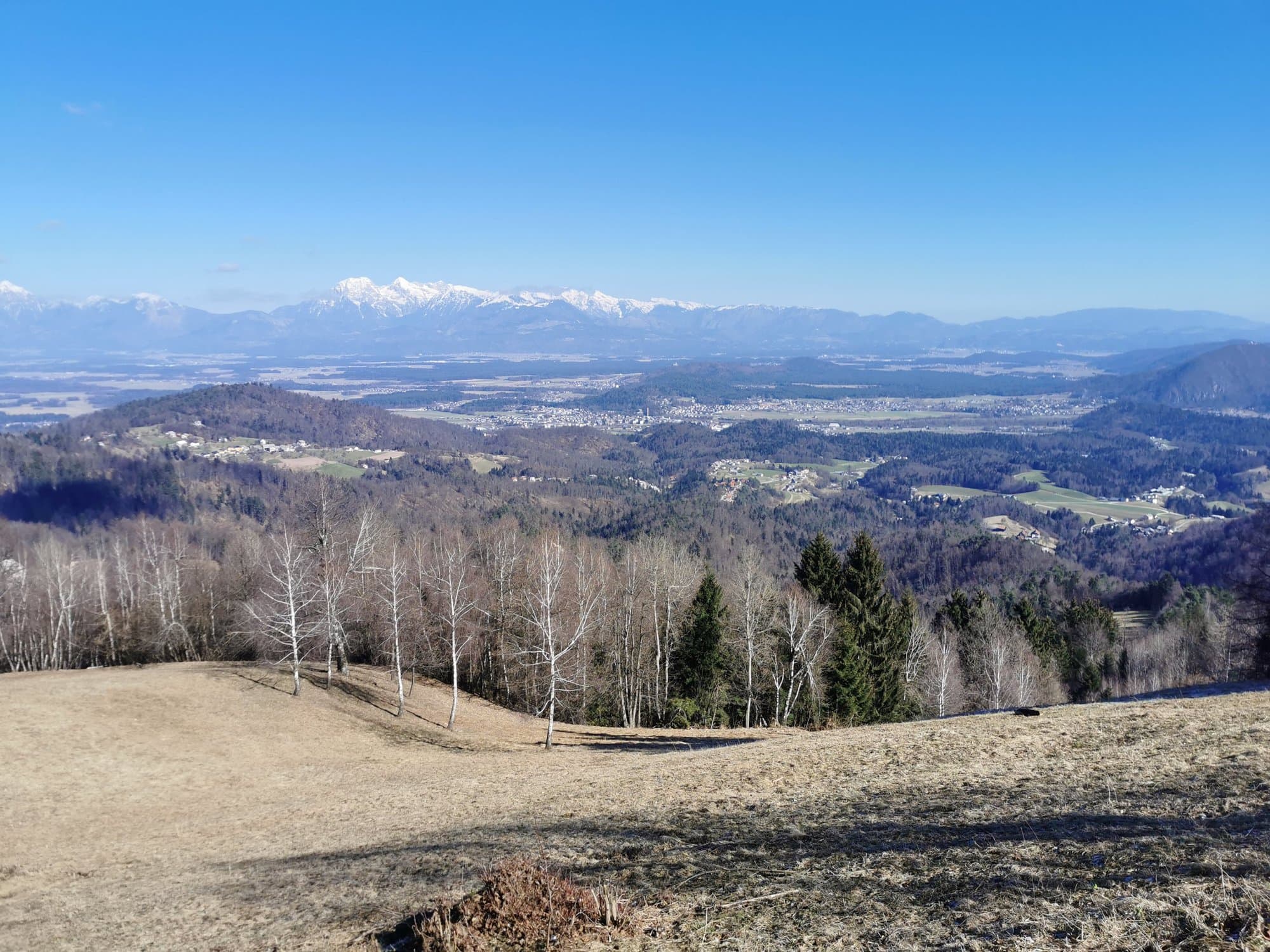 The Sv. Jakob Hill In The Polhov Gradec Hill Range Wallpapers