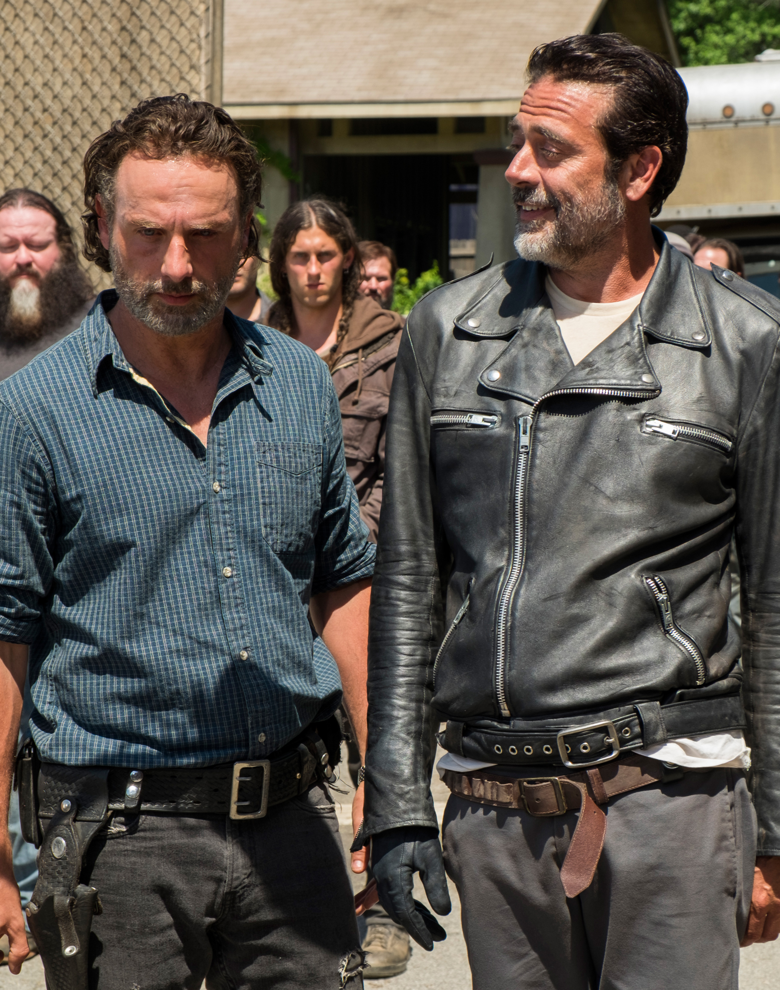 The Walking Dead Andrew Lincoln And Jeffrey Dean Morgan Wallpapers