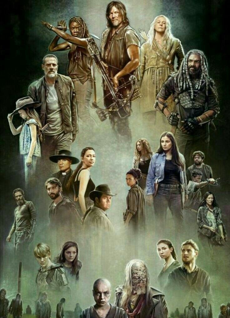 The Walking Dead Cast Poster Wallpapers