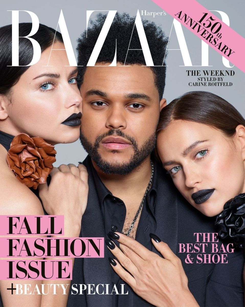 The Weeknd Courtney Love Harpers Bazaar 2017 Wallpapers