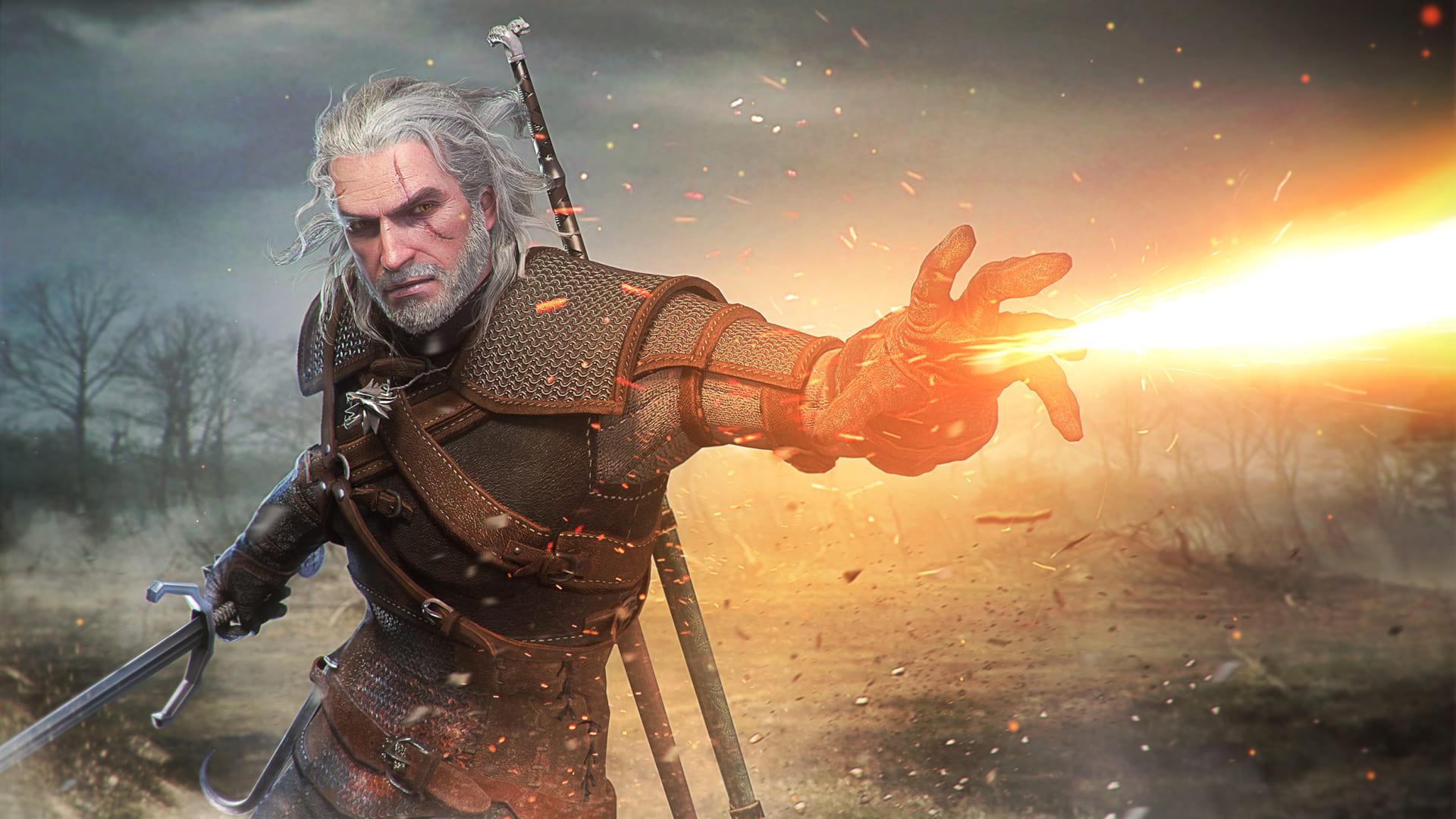 The Witcher 3 Dual Monitor Wallpapers