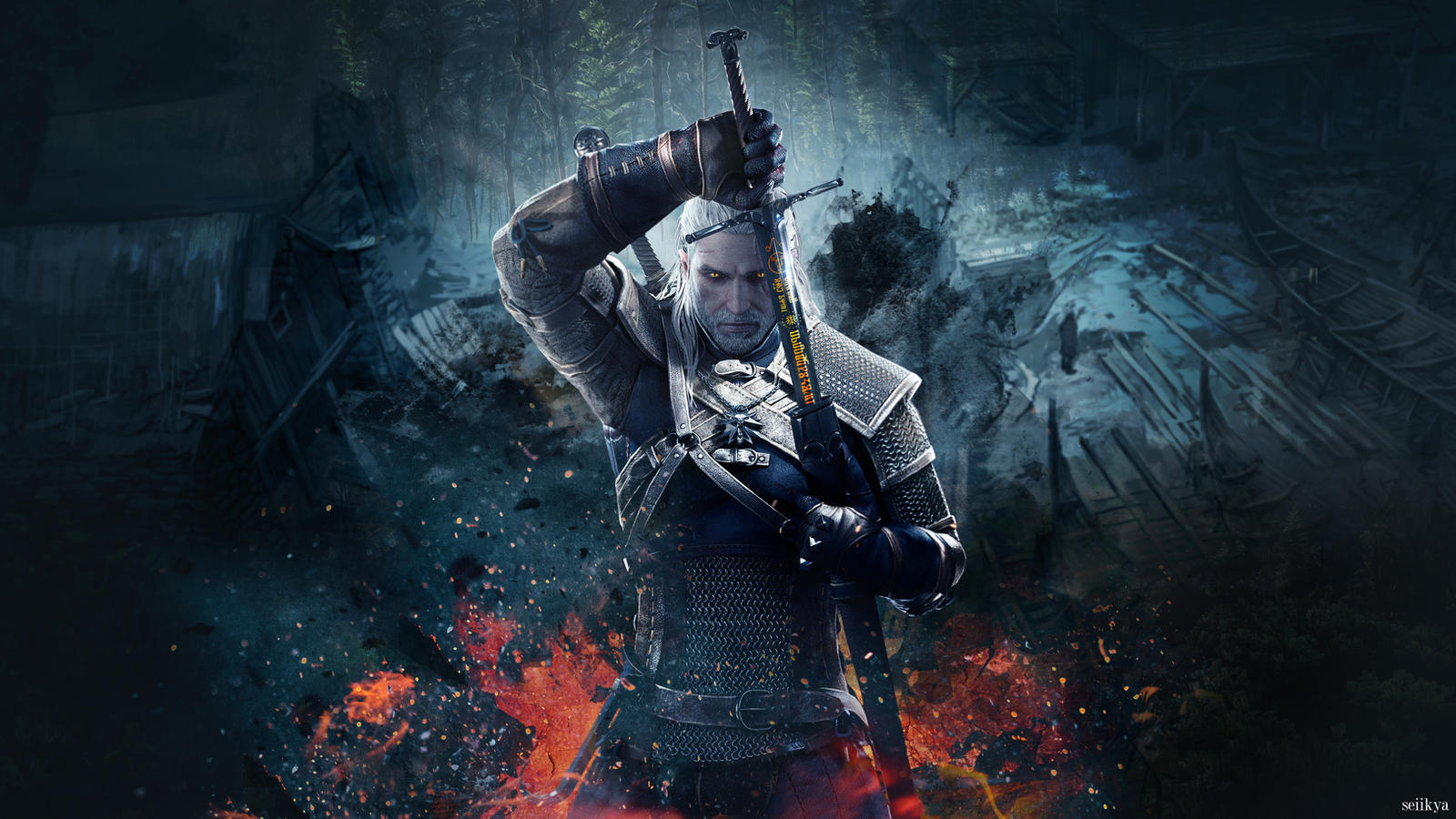 The Witcher 4K Art Wallpapers