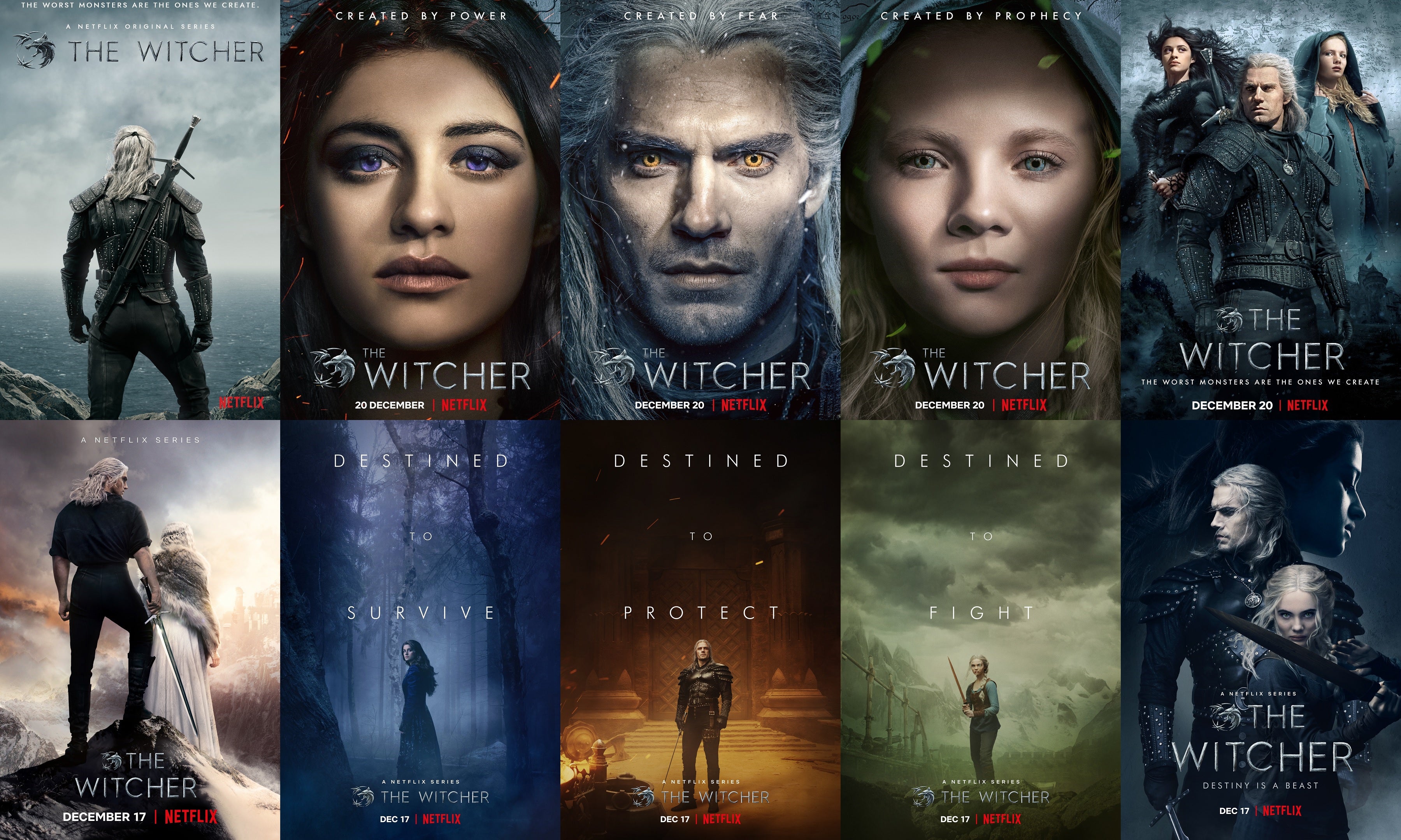 The Witcher Netflix Poster Wallpapers