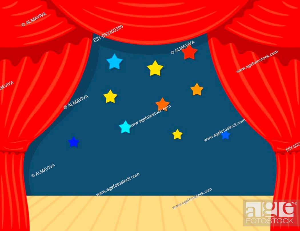 Theater Curtain Background