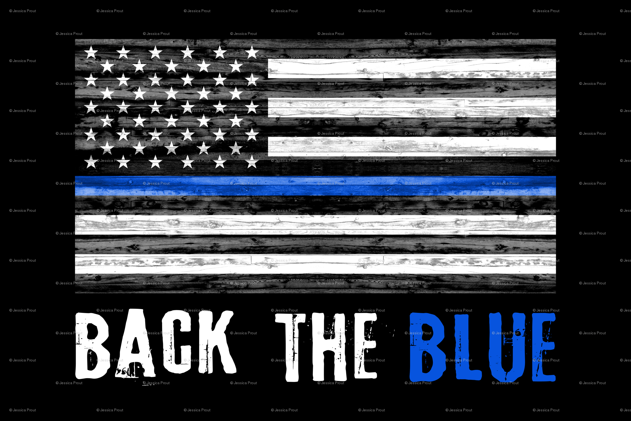 Thin Blue Line American Flag Wallpapers