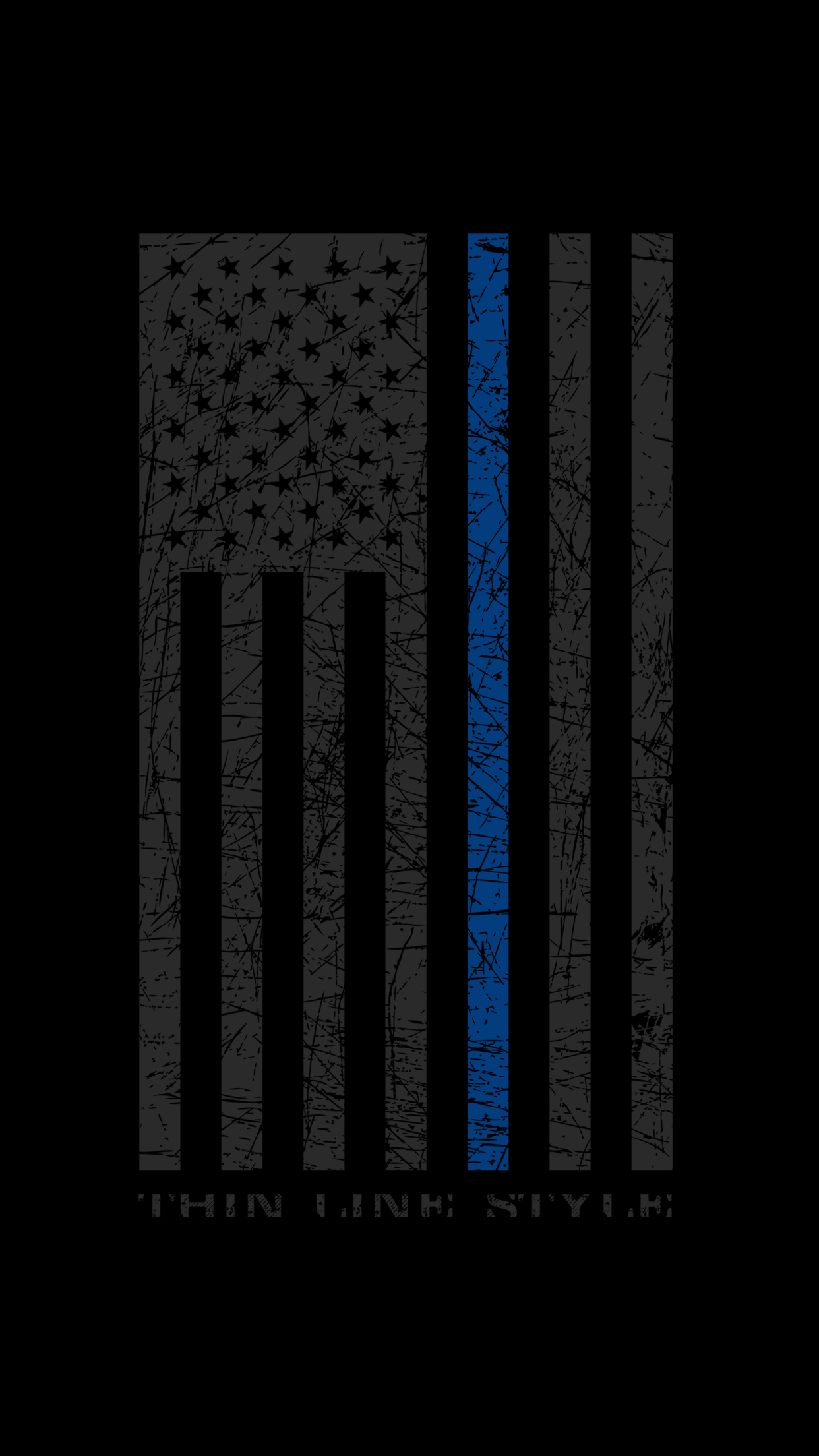 Thin Blue Line American Flag Wallpapers