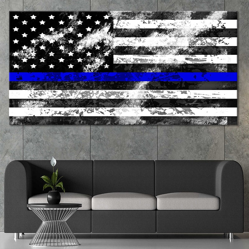 Thin Blue Line American Flag Wallpapers