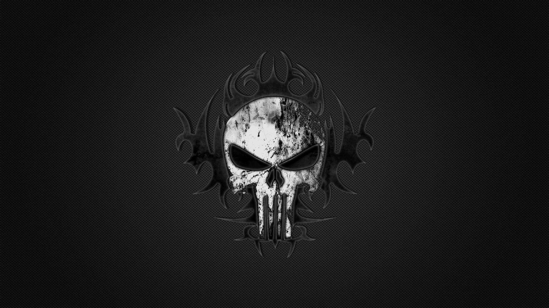 Thin Blue Line Skull Desktop Wallpapers