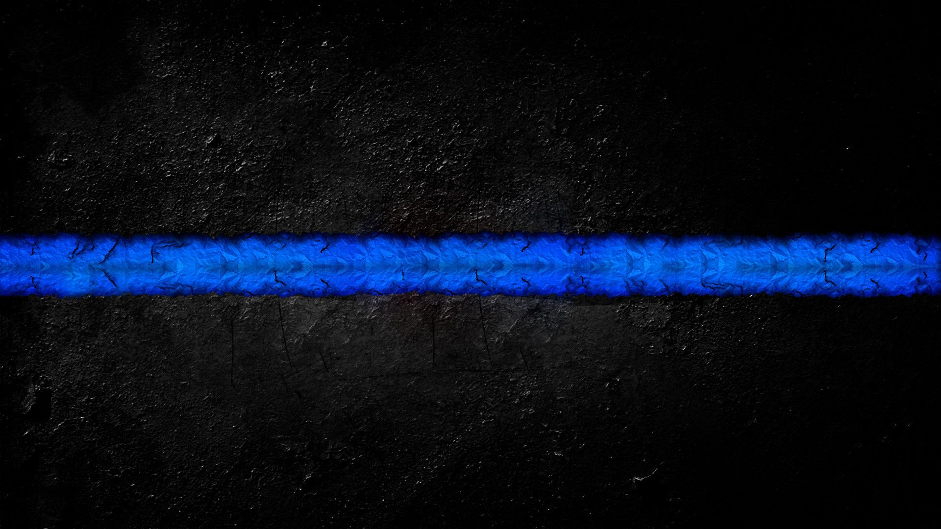 Thin Blue Line Skull Desktop Wallpapers