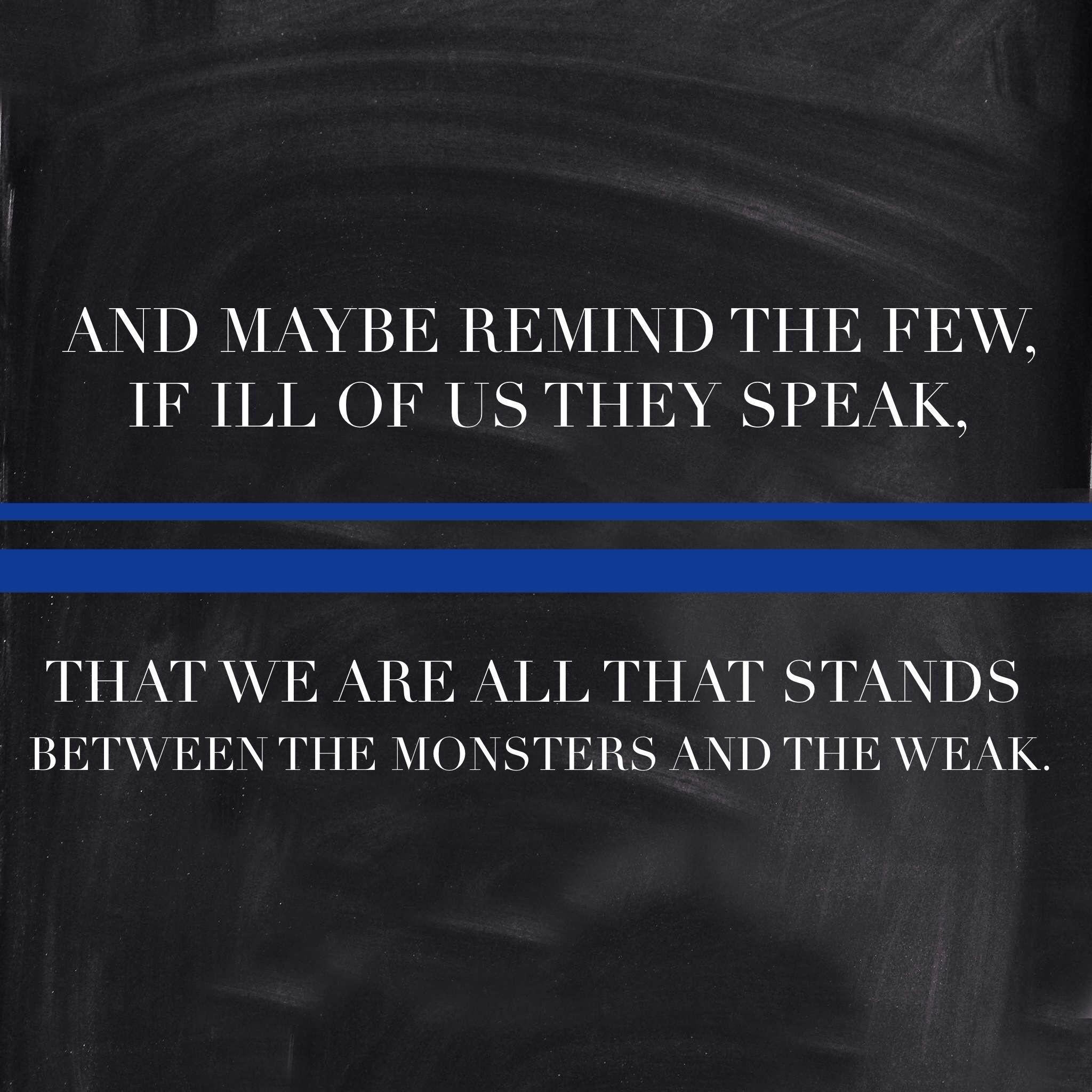 Thin Blue Line Wallpapers