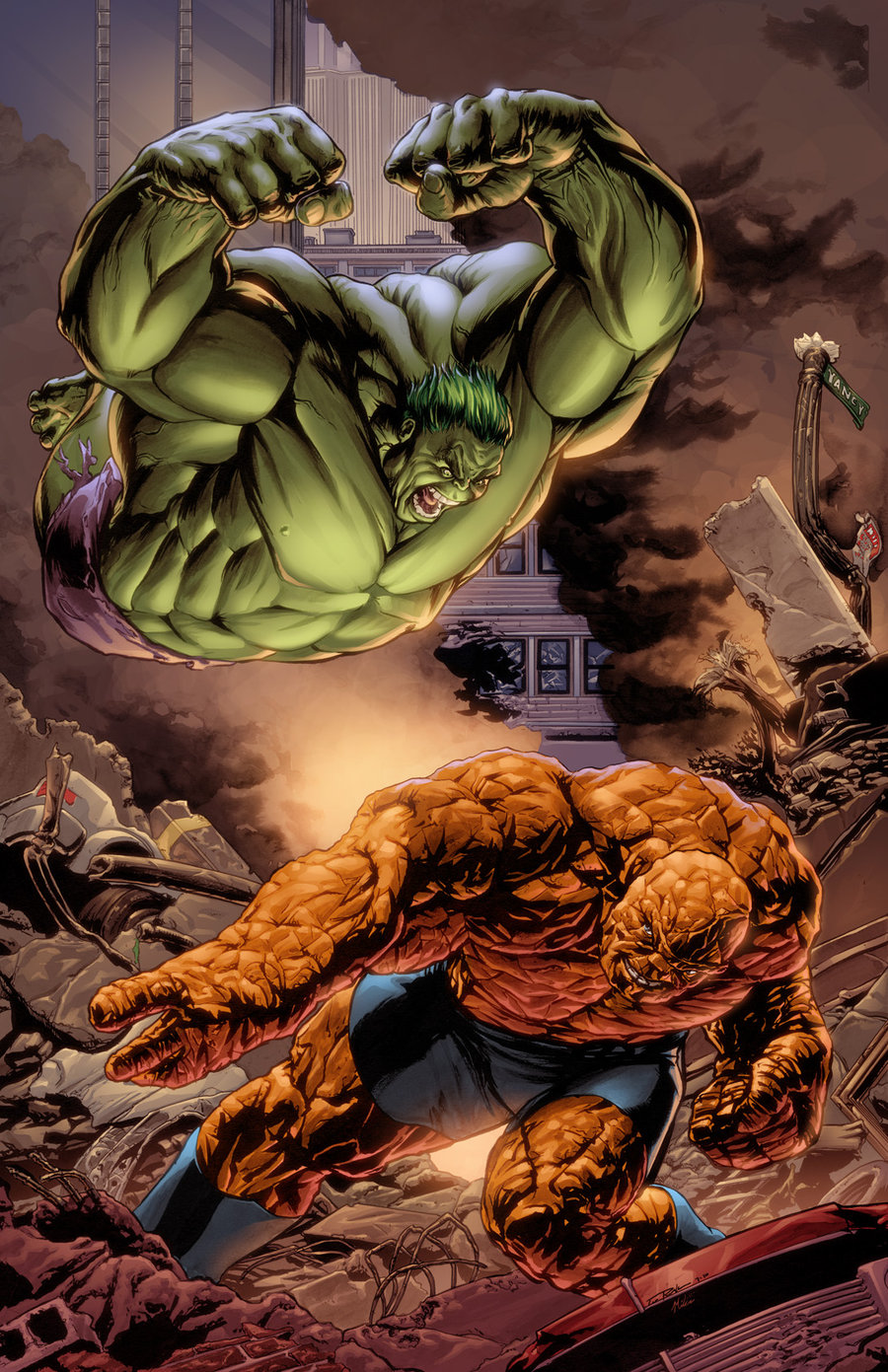 Thing Vs Hulk Wallpapers