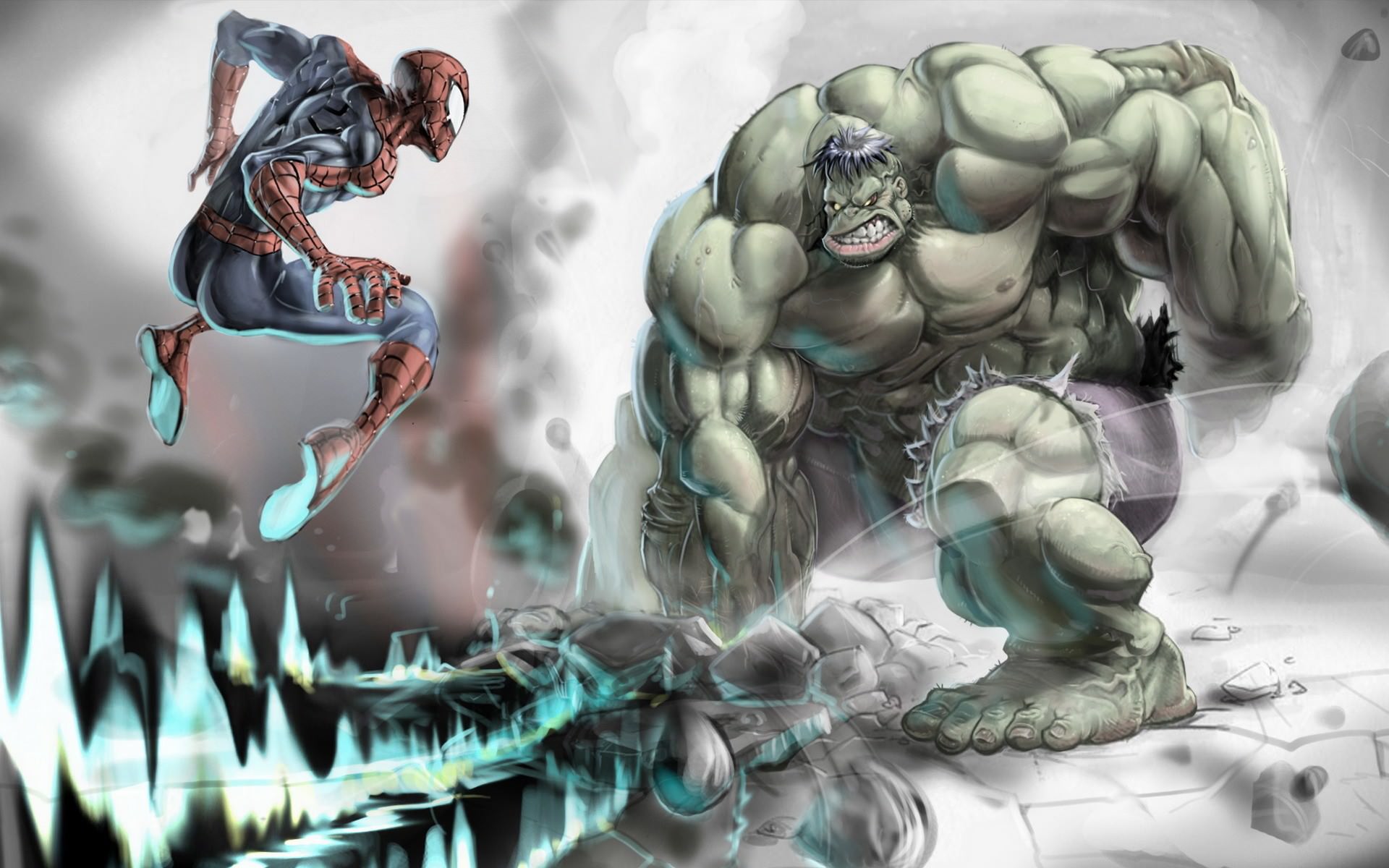 Thing Vs Hulk Wallpapers