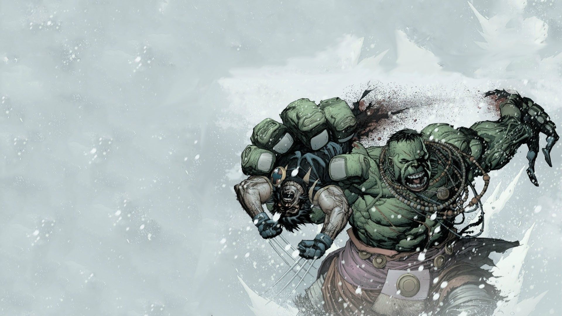 Thing Vs Hulk Wallpapers