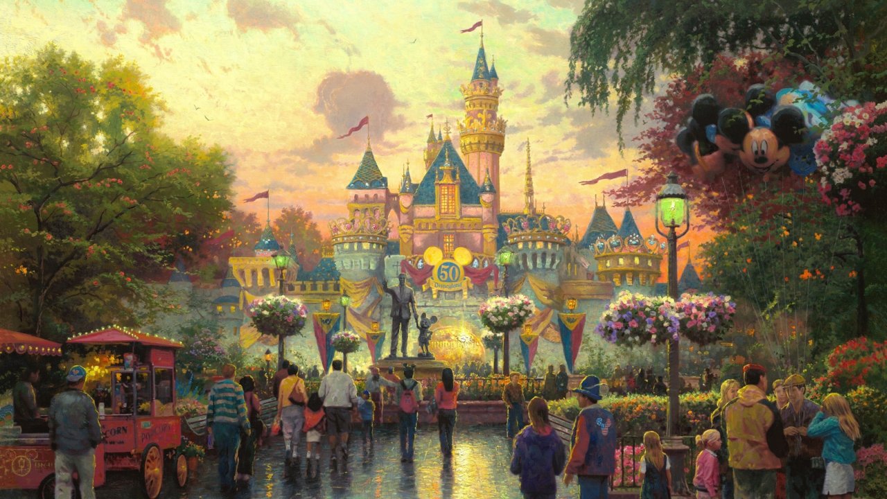 Thomas Kinkade Disney Wallpapers