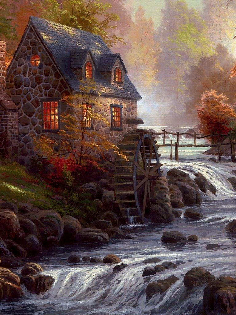 Thomas Kinkade For Phone Wallpapers