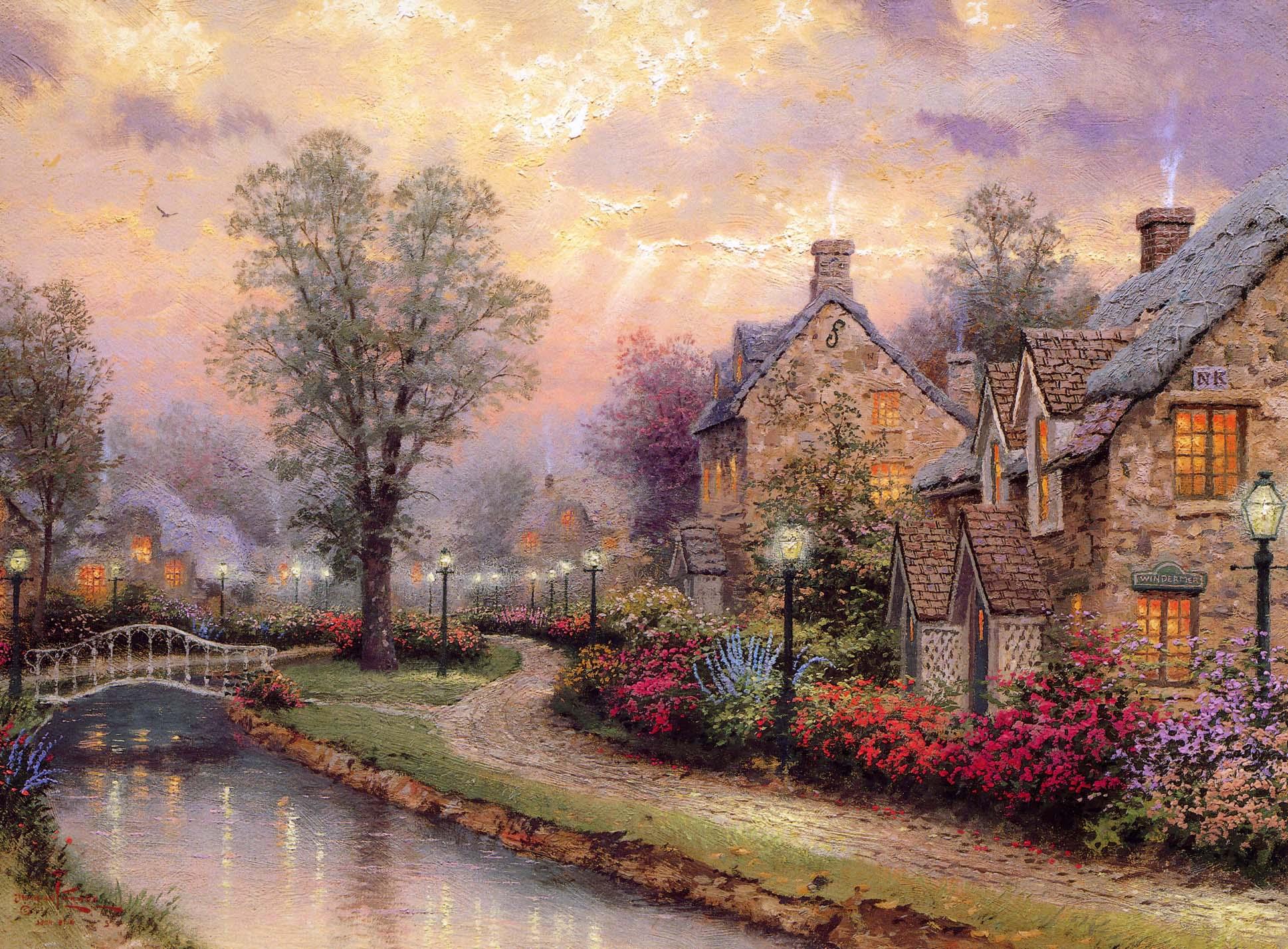 Thomas Kinkade For Phone Wallpapers