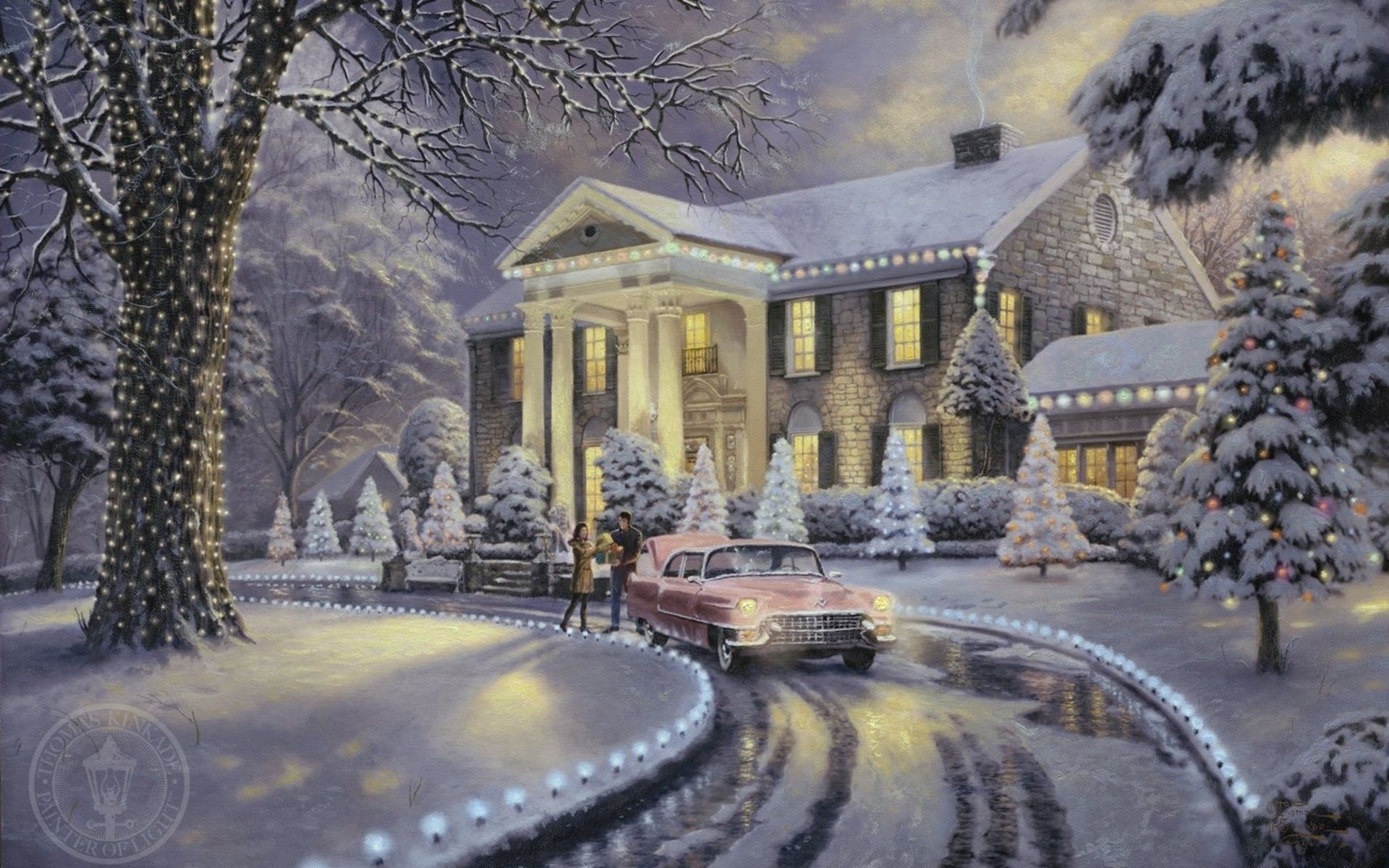 Thomas Kinkade Winter Wallpapers