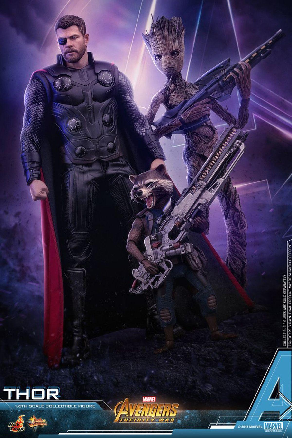 Thor, Groot And Rocket Wallpapers