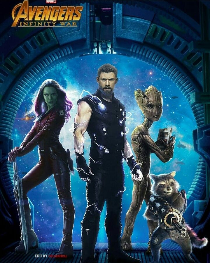 Thor, Groot And Rocket Wallpapers