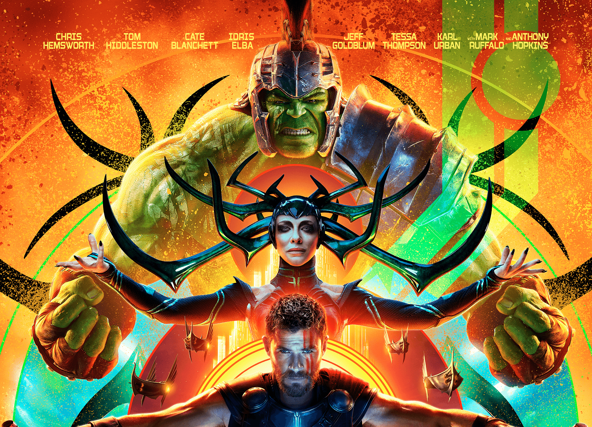 Thor And Valkyrie In Thor Ragnarok 2017 Wallpapers