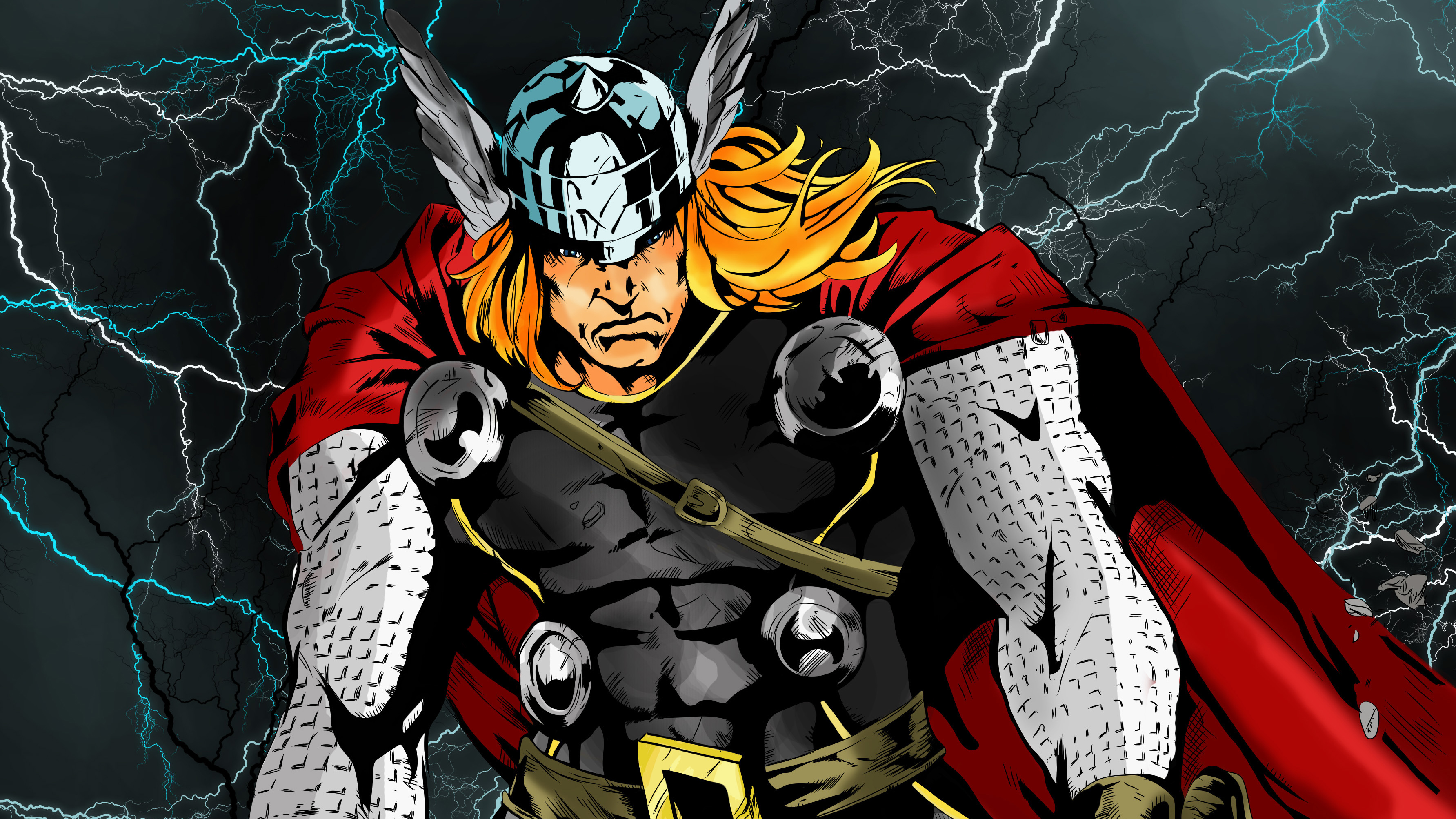 Thor Comics Cartoon Wallpapers