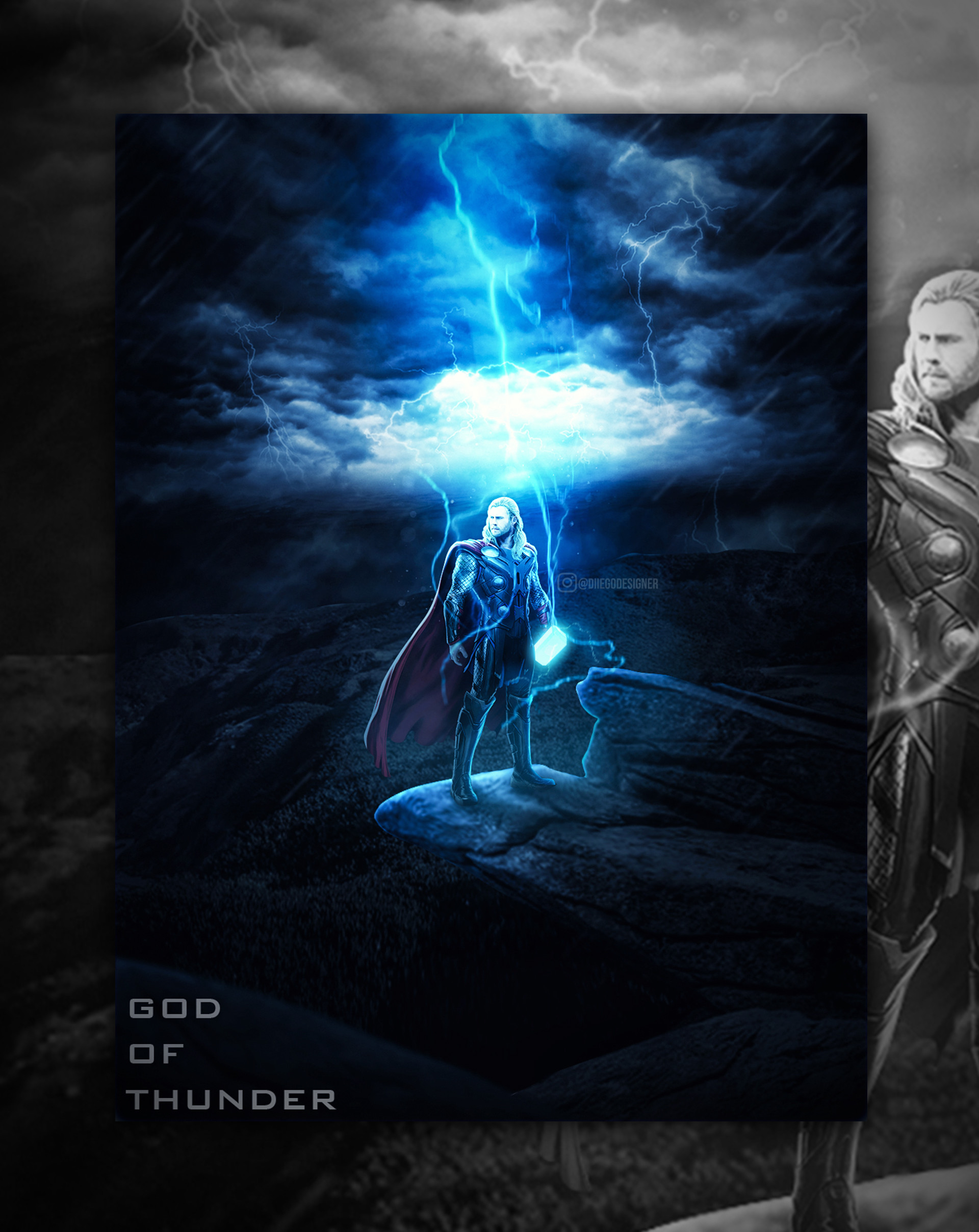 Thor God Of Thunder Art Wallpapers