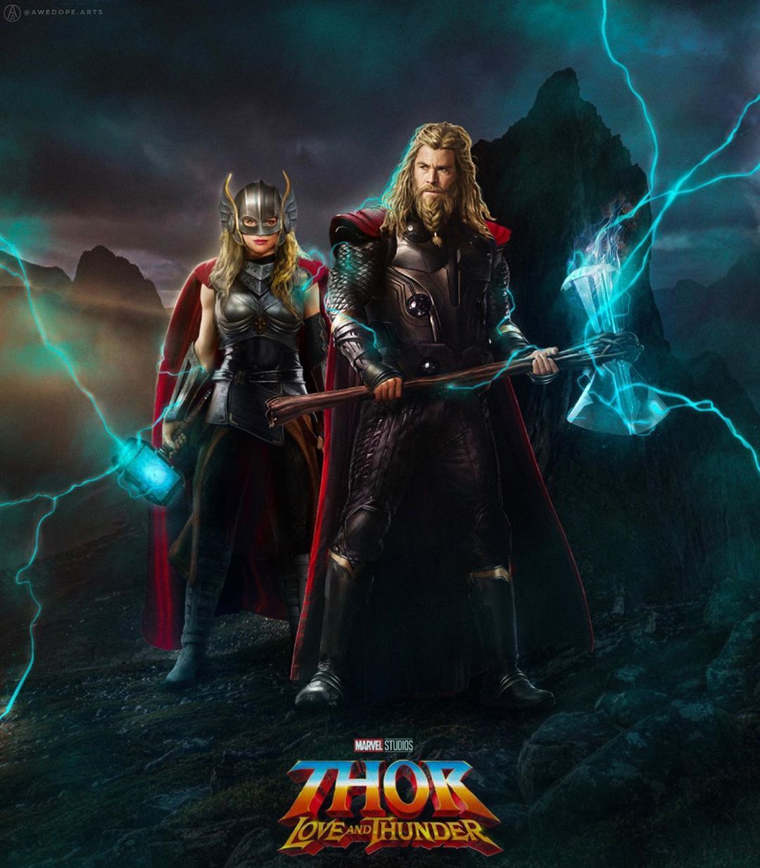 Thor Love And Thunder 4K Jane Foster Art Wallpapers