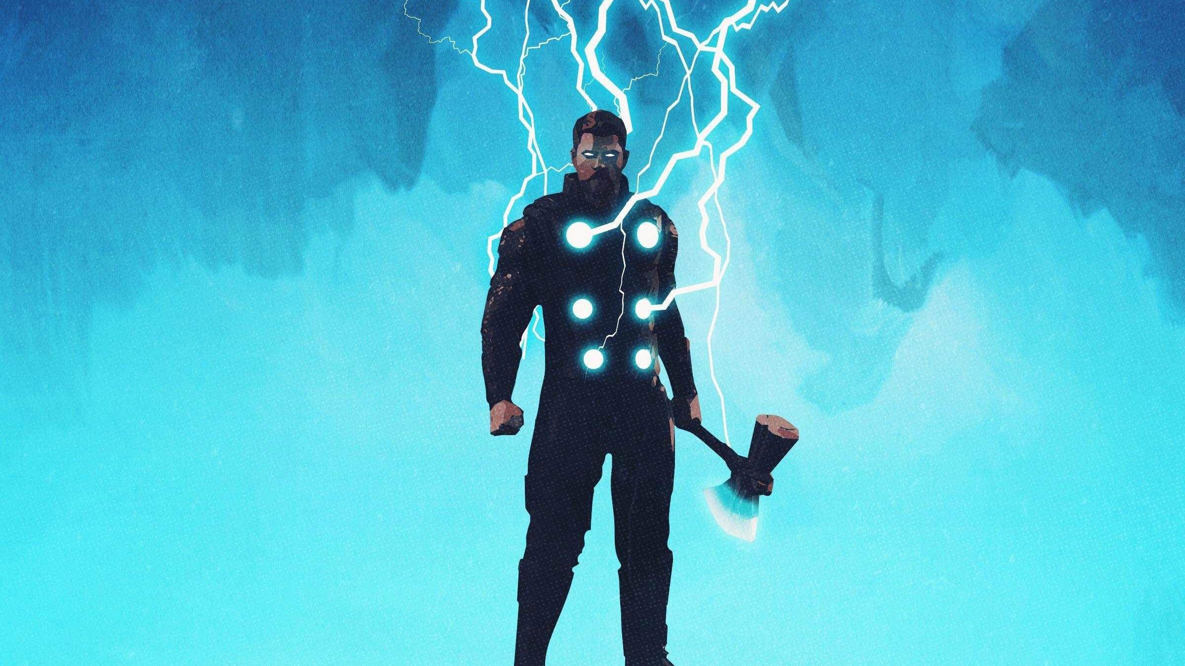 Thor Love And Thunder Minimal Wallpapers