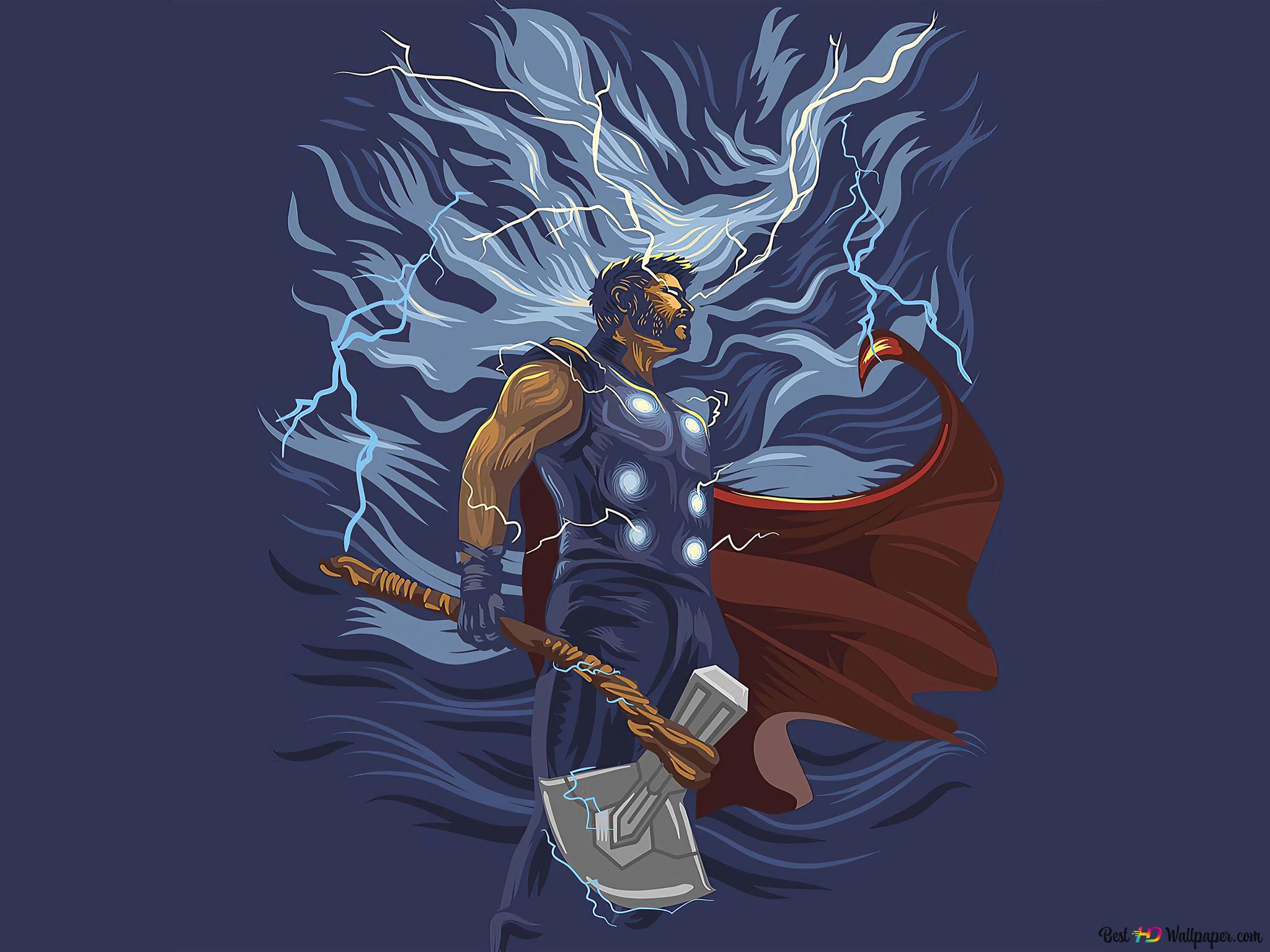 Thor Minimal Wallpapers