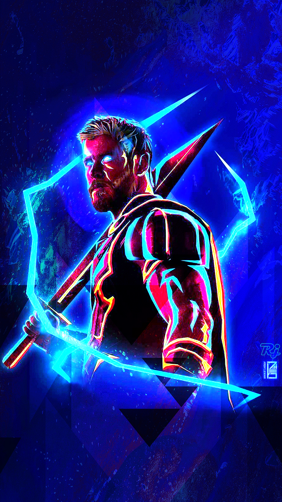 Thor Neon Wallpapers