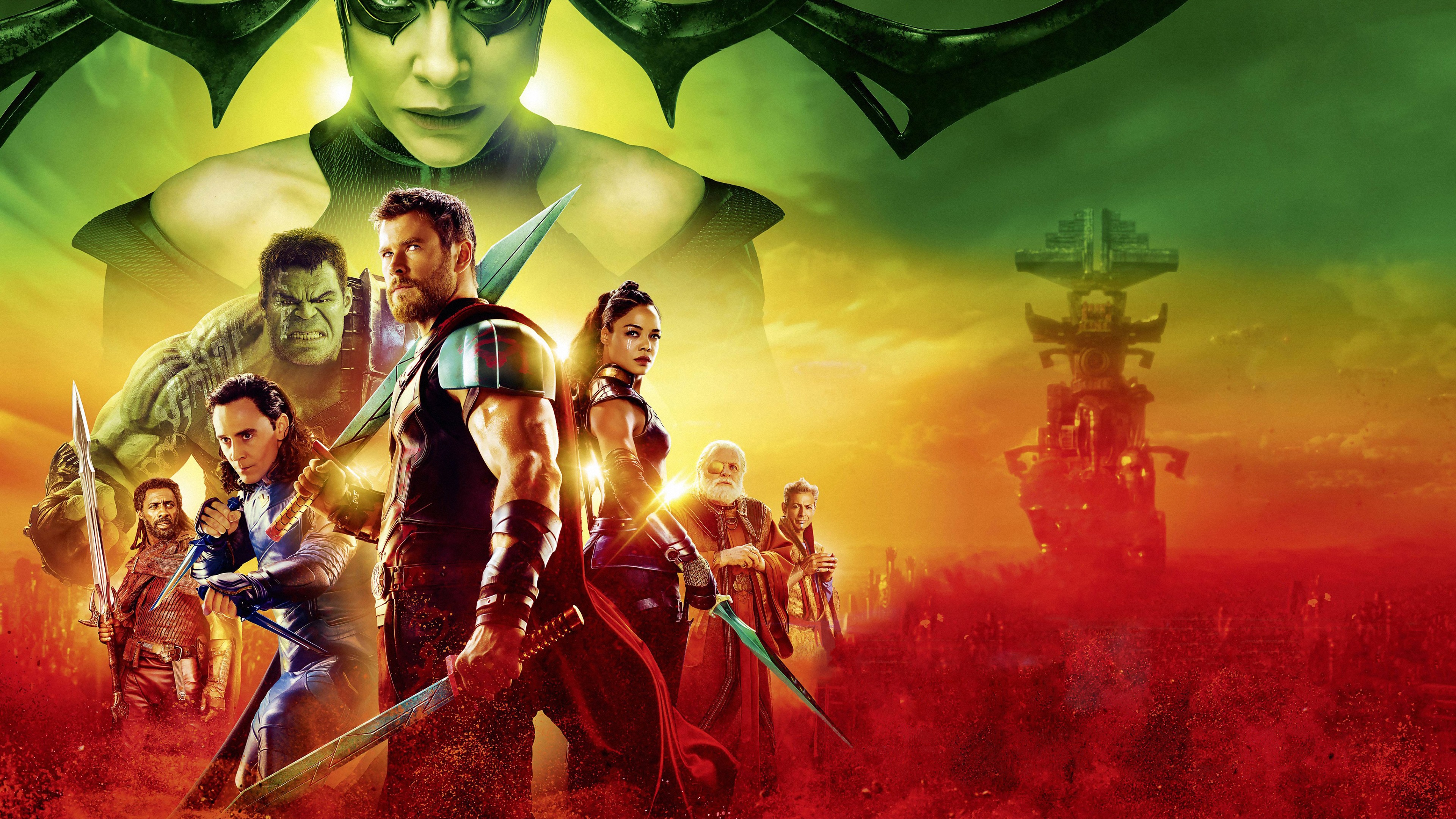 Thor Ragnarok Cast Poster Wallpapers