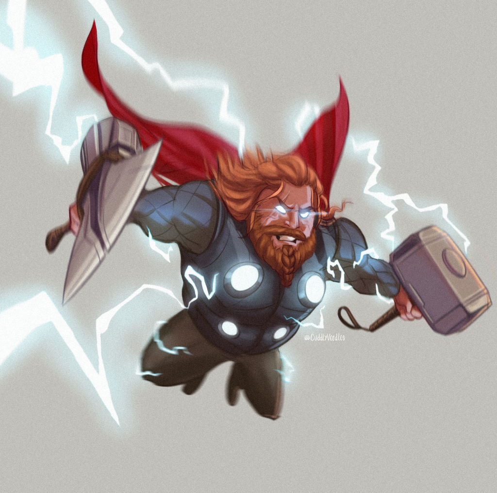 Thor With Stormbreaker And Mjolnir Wallpapers