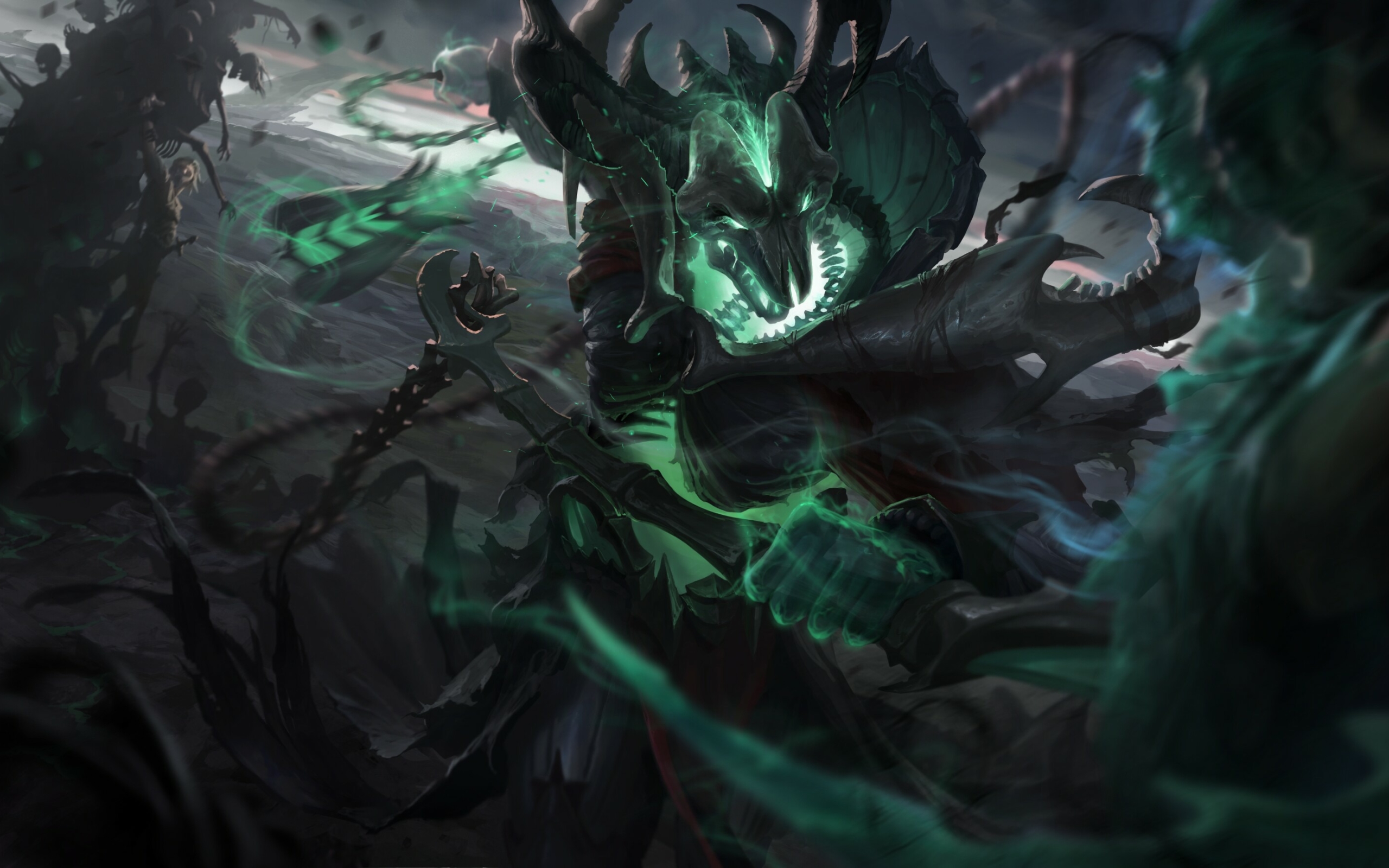 Thresh League Of Legends Digital Wallpapers