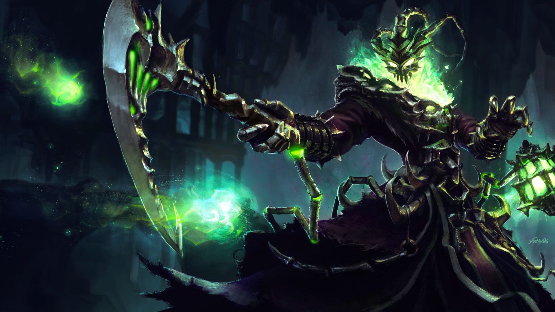 Thresh League Of Legends Digital Wallpapers