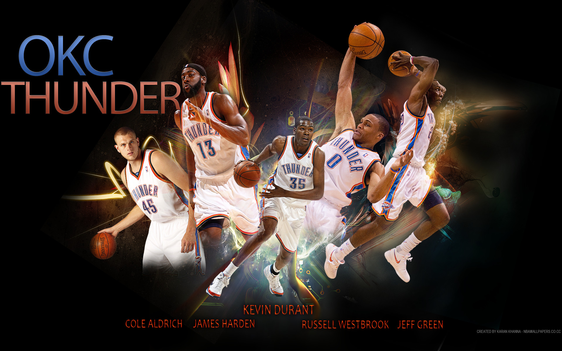 Thunder Basketball Wallpapers